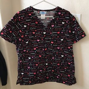 Valentines Scrub Set